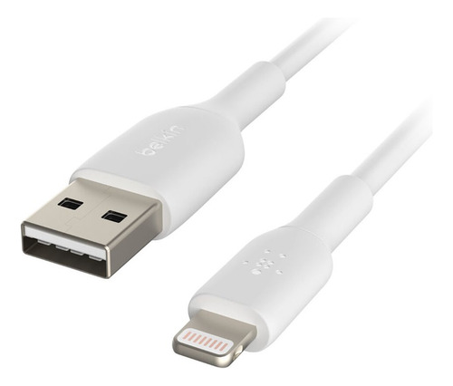 Cable Belkin 1m Caa001bt Usb A Lightning Boost Charge Blanco