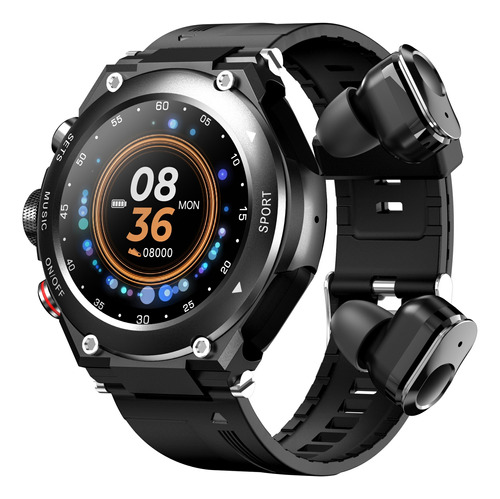 Reloj Inteligente Con Audífonos Bluetooth T92 Pro 2 En 1