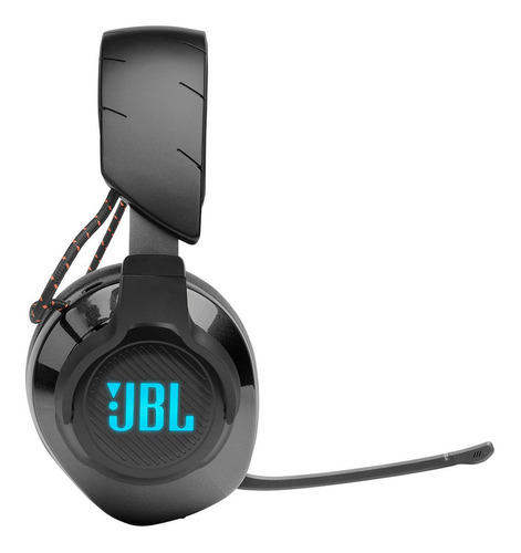 Audífonos gamer inalámbricos JBL Quantum 600 JBLQUANTUM600 negro con luz LED