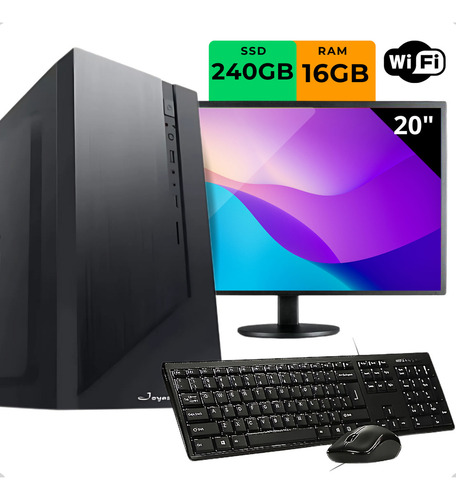 Pc Computador Barato Completo Intel I5 16gb 240gb + Wifi