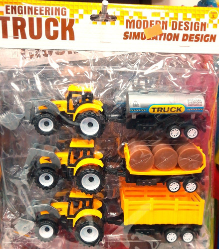 Set Juguete Tractor Niño Diorama Navidad Envio Gratis