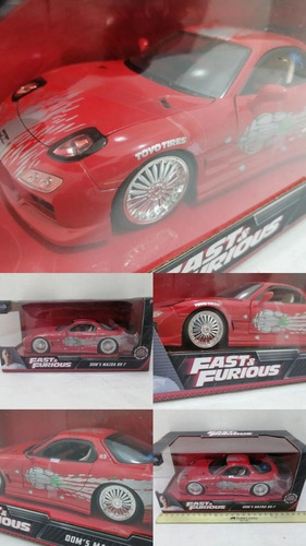 Mazda Rx_7 F&f Toreto. Escala 1:24 En Caja De Lujo