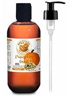 Aceite De Semilla De Calabaza Nuevo. 8 Oz. Prensado En Frío.