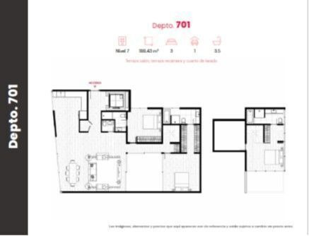 Imagen 20 de 21 de (s) Departamentos En Venta, San Juan, Insurgentes Extremadur