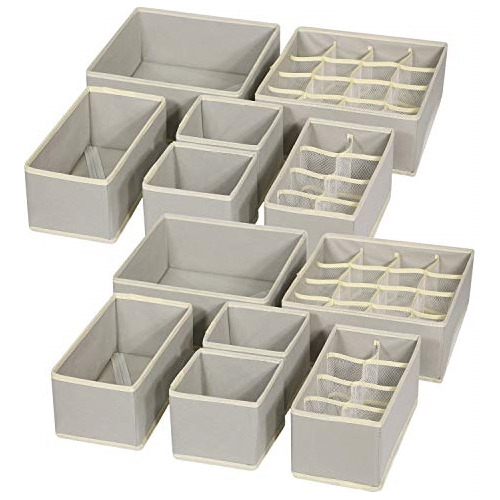 Organizadores De Ropa Interior Plegable Con Divisores