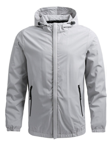 Chaqueta Táctica Cortavientos Soft Shell Para Hombre