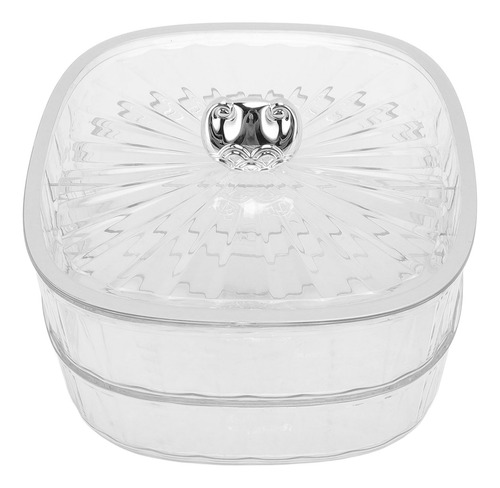 Candy Tray Snack, 2 Capas, Divididas, De Plástico Transparen