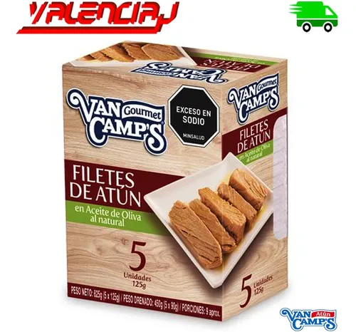 2 Filetes De Atun Aceite Van Camps X 5 B - g a $110