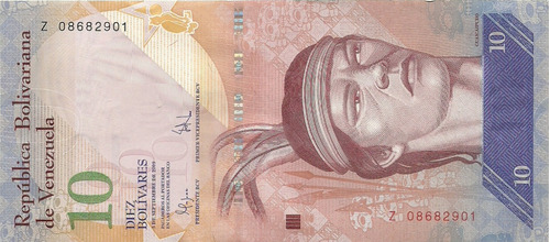 Billetes De 10 Bsf Letra Z - 3 De Septiembre  2009 