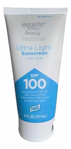 Protector Solar 100 Spf Equate