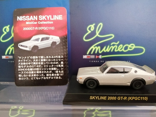 Auto Escala 1/64 Kyosho Skyline 2000 Gt-r Emp64 Empautoc