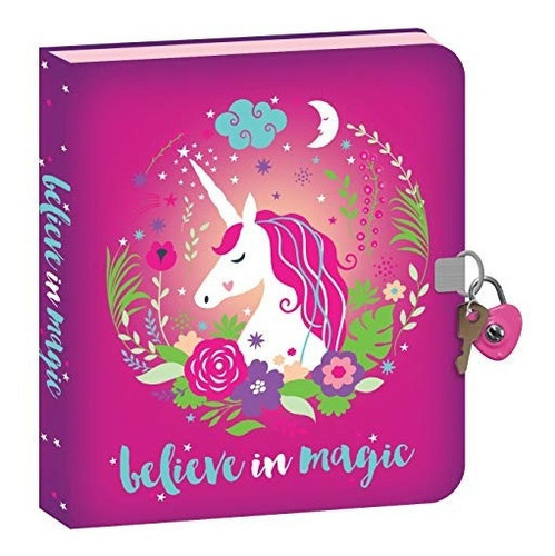 Playhouse Cree En Magic Unicorn Shiny Foil Cover Lock Y Key