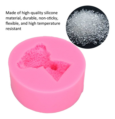Moldes De Chocolate Con Patrón De Osito De Peluche De Silico