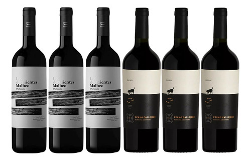 Vinos Tintos Perro Callejero Urqo Malbec Mix X6