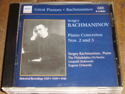Sergey Rachmaninov Piano Concertos Nº2 & 3 Cd Canada Kktus