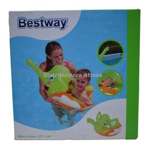 Salvavida Con Cabeza De Elefante Pulverizador Bestway Caja