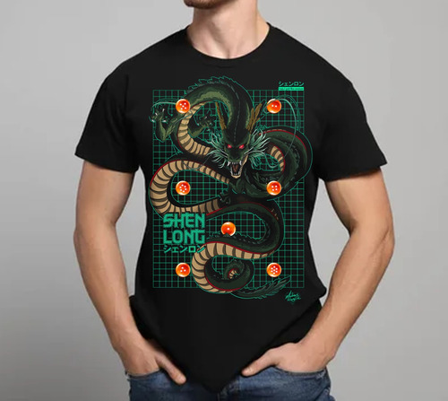 Playera Hombre Shenlong Dragon Ball Super
