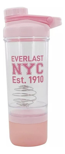 Botella Shaker Everlast 500 Batido Suplementos Combinado Color Rosa