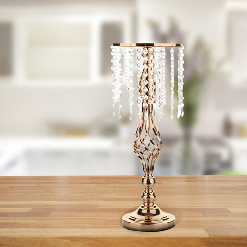 Candelabro De Cristal Para Centros De Mesa Para Bodas, Porta