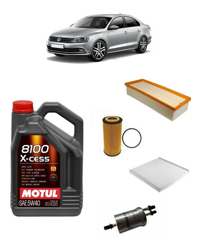 Service Volkswagen Vento 2.5 + Filtros X 4 + Escaneo