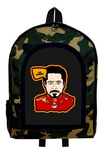 Mochila Camuflada Iron Man Modelo 97