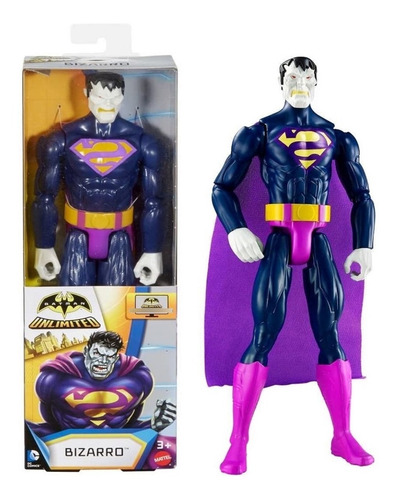 Superman Bizarro Figura Dc Comics Batman Unlimited