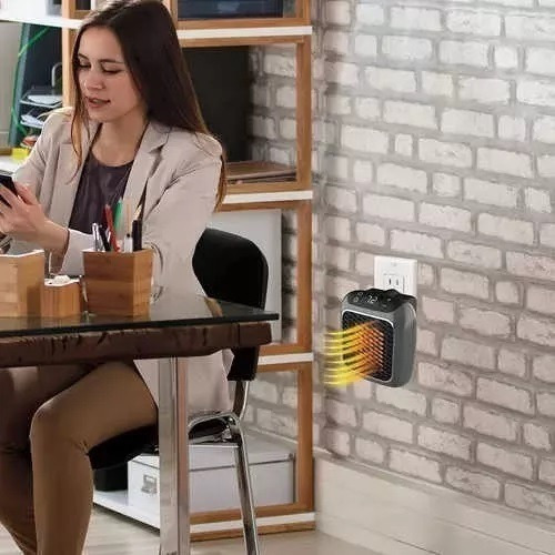 Mini Calefactor Portátil Eléctrico Pared 800w Control Remoto