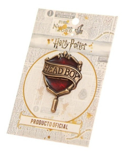Imagen 2 de 4 de Pin Harry Potter - Head Boy - Gryffindor Licencia Oficial