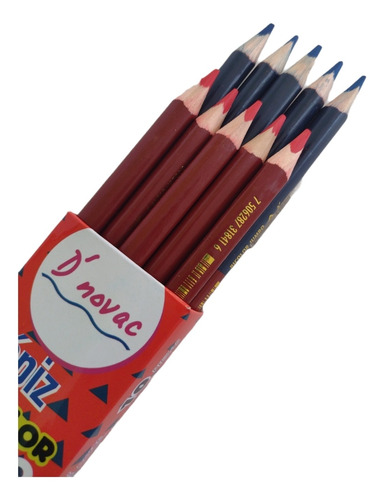 Lápiz Bicolor Jumbo Con 10 Piezas