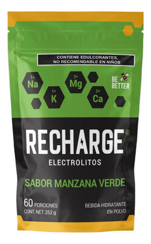 Electrolitos Multisport Be Better Manzana Verde Rec23002