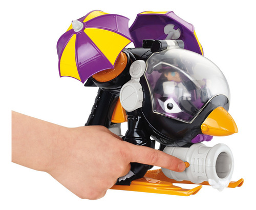 Helicóptero Pingüino Imaginext Dc Super Friends De Toy Fishe