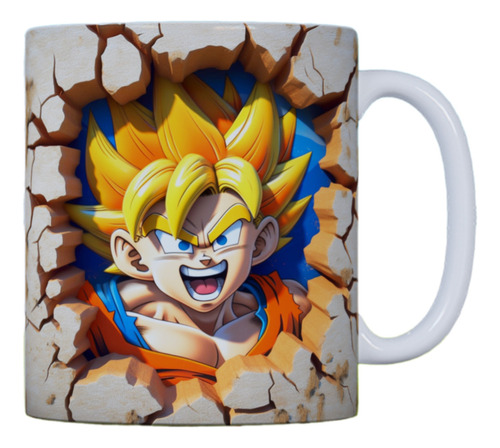 Taza Plastica Dragon Ball Sublimada Personalizada Nro18