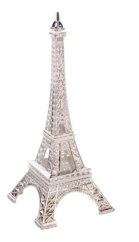 Torre Eiffel Paris Metal Decoração Presente 18cm Miniatura