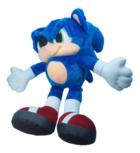 Imagen 2 de 5 de Peluche Sonic Bordado Bebe Baby Hedgehog Movie Gigante 40cm