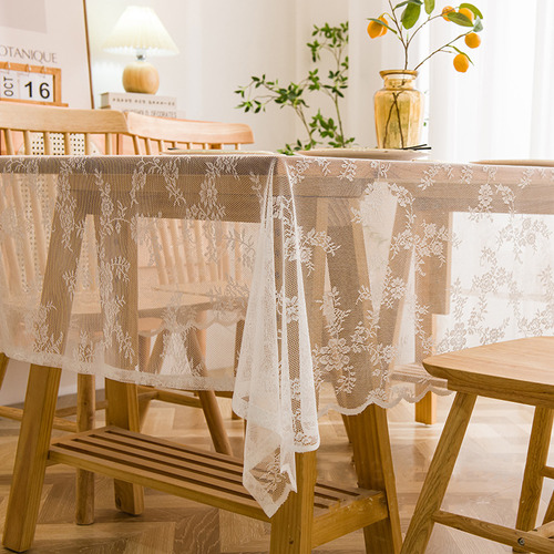Mantel De Encaje Mantel Rectangular Decorativo Para Mesa