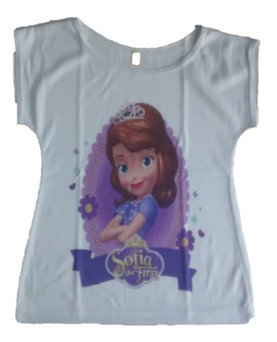 Blusa Para Niñas Princesa Sofia Frozen Peppa