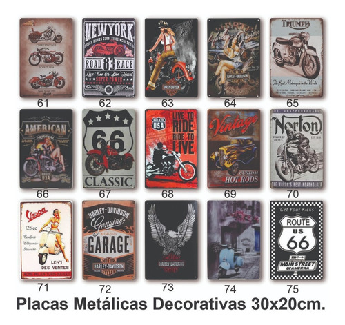 Imagen 7 de 10 de Placa Decorativa Coca Cola Retro Metal Cuadros Bar 30x20