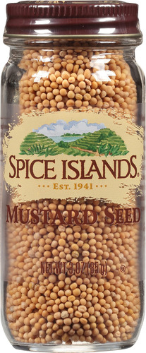 Spice Islands Semilla De Mostaza Entera, 3 Onzas