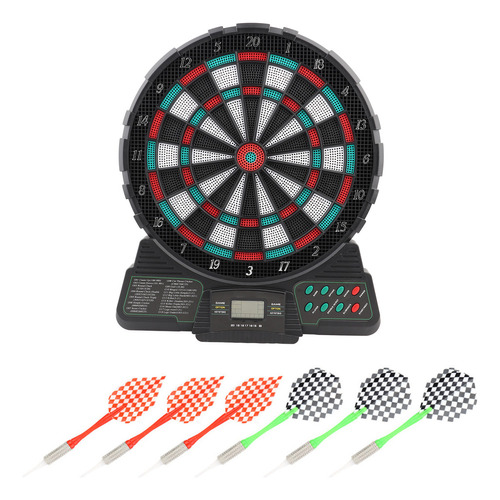 Dart Dartboard Set Tablero Electrónico S/puntas De Puntuació