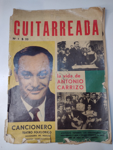 Revista Guitarreada Nº1 Década Del 60 