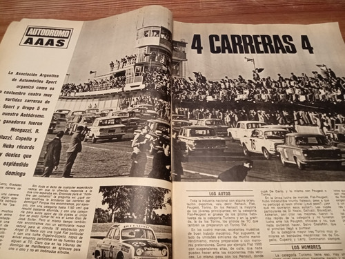 Parabrisas Corsa 121 (1968) Chevy Martos Porsche Marincovich (Usado)
