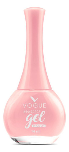 Esmalte de uñas color Vogue Efecto Gel Gel de 14mL de 1 unidades color Rosa