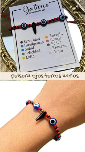 Pulseras Tejidas Con Ojo Turco O Talismán