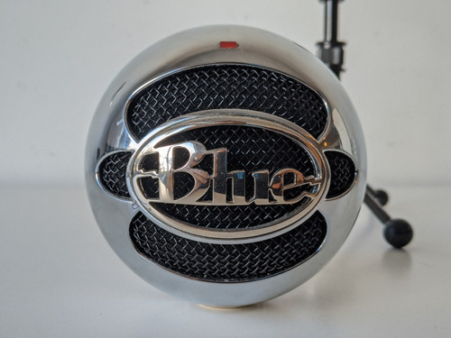 Imagen 3 de 7 de Microfono Blue Snowball Brushed Aluminum Con Cable Usb