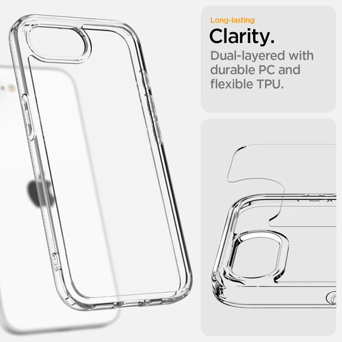 Capa Case 100% Original Spigen Ultra Hybrid Para iPhone 16e