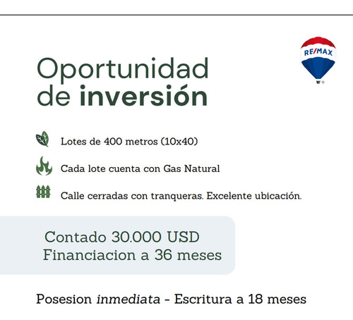 Imagen 7 de 9 de Loteo Las Tranqueras 400 Mt Aprx- Con Servicios