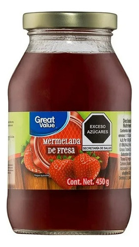 Mermelada Great Value De Fresa 450 G