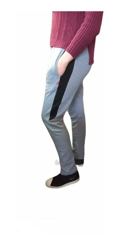 Pantalón Jogging Mujer Tiro Alto De Frisa Invierno Calidad