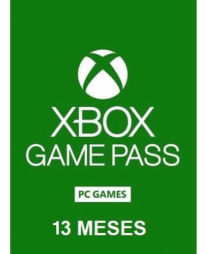 Xbox Game Pass 13 Meses Pc