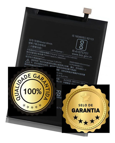 Kit Flex Battria Compatível Redmi Note 7 Pro Bn4a Nova Garan
